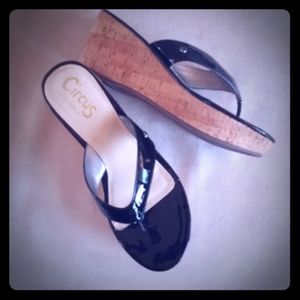 Circus by Sam Edelman 'Raquel' Black Patent Wedge